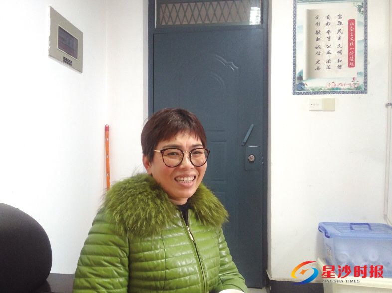 　　长沙县一中教师黄乐芳。潘东晓 摄