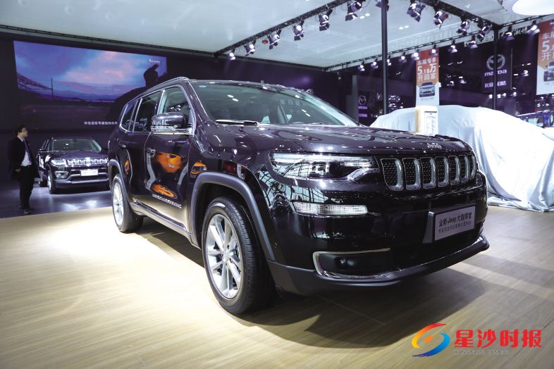 　　全新Jeep大指挥官。蒋炼 摄