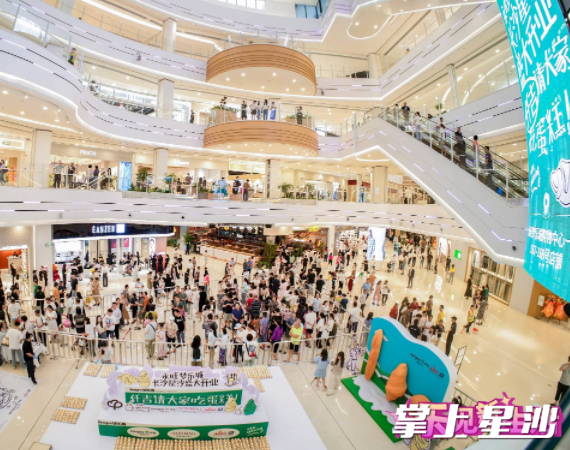图为长沙县永旺梦乐城。企业供图