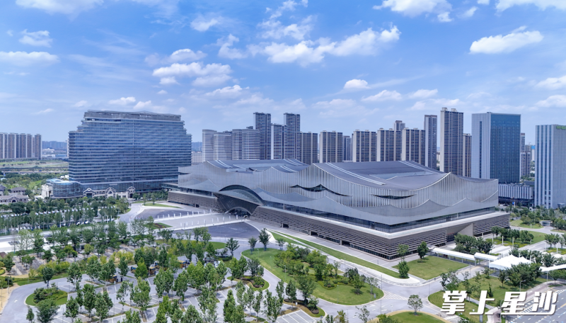 图为长沙自贸会展区。章帝 摄