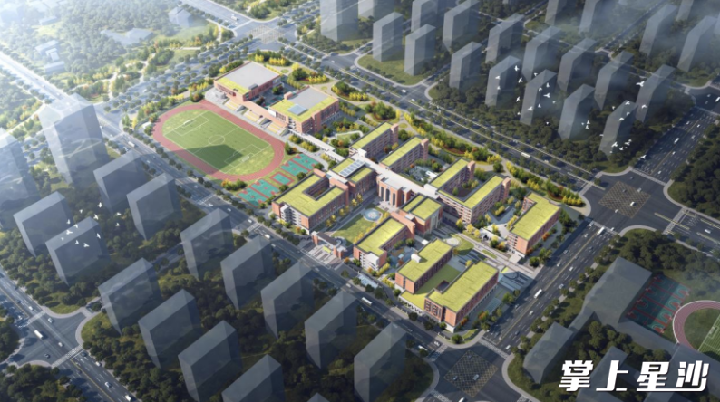 雅礼中学东校区效果示意图。均为黄兴镇供图