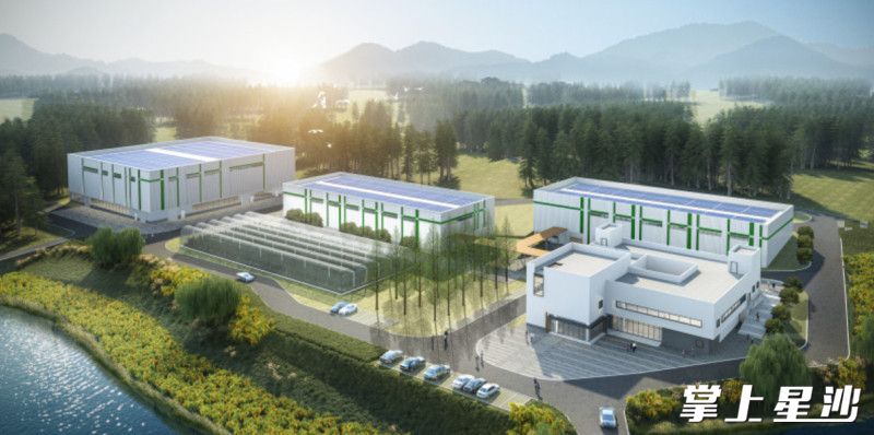 长沙县区域化农事服务中心效果图。青山铺镇供图