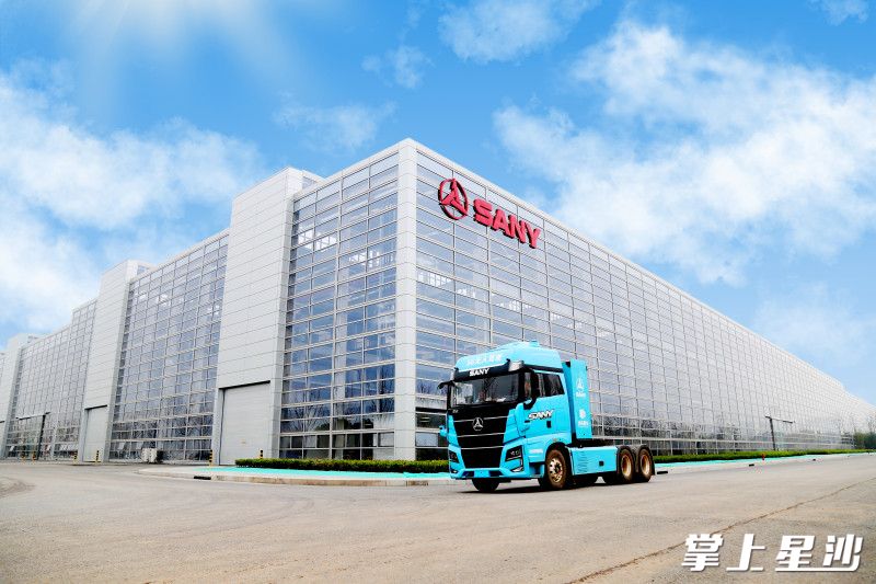 三一重卡。蒋炼 摄