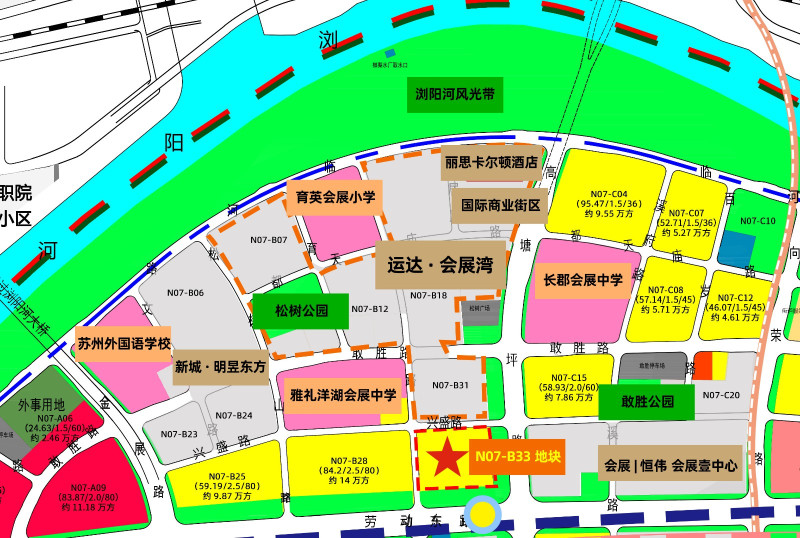 地块位置图。