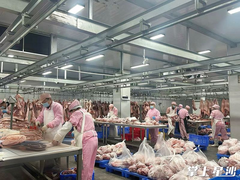 年关将至，湖南天府生态农业订单多，工人正在抓紧赶工。均为金井镇供图