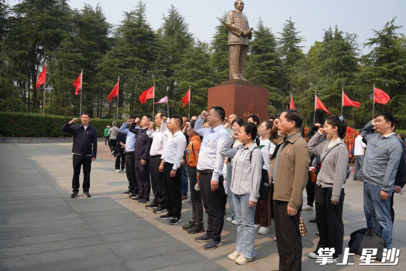 重温入党誓词。均为周汝洁 摄