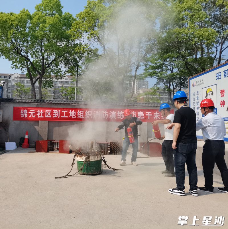 活动现场。湘龙街道锦元社区供图