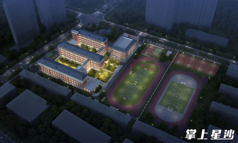 项目效果图。长沙县重点建设项目事务中心供图