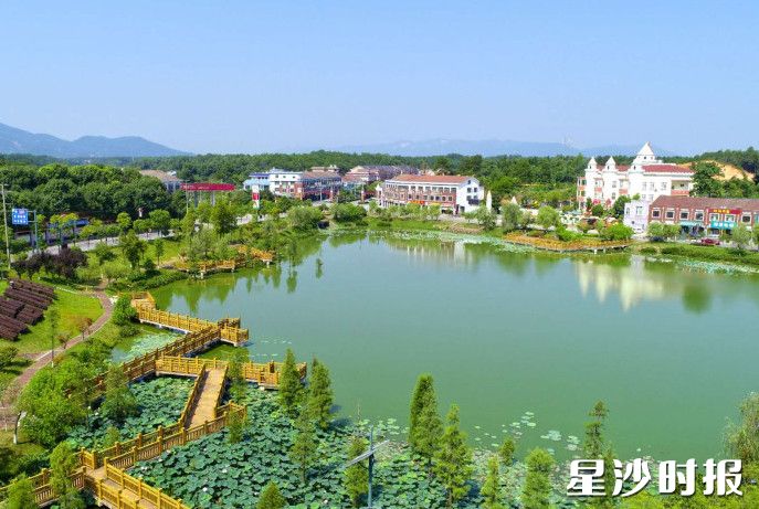 开慧镇葛家山村山清水秀，风景如画。均为葛家山村供图