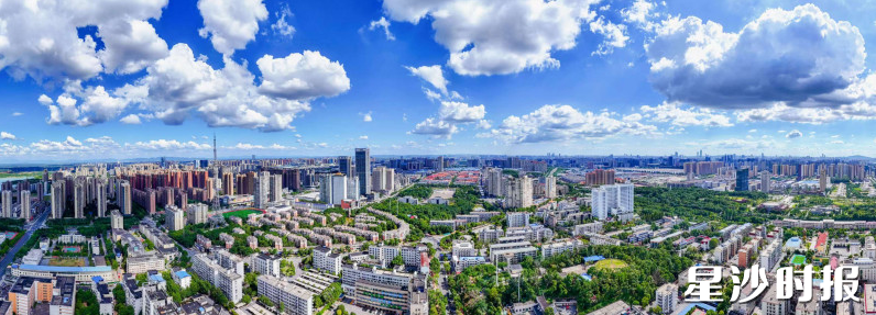 星沙街道商务楼宇总面积突破77万平方米。街道供图 星沙街道商务楼宇总面积突破77万平方米。街道供图