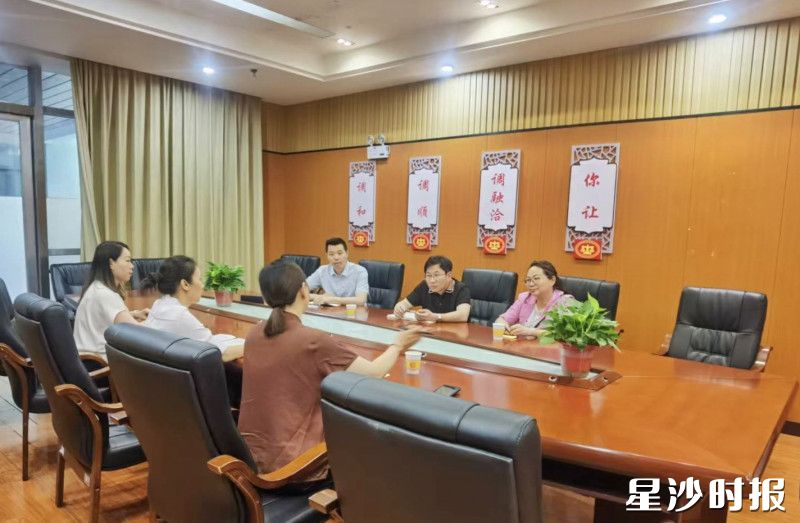 座谈会现场。长沙县人力资源公共服务中心供图