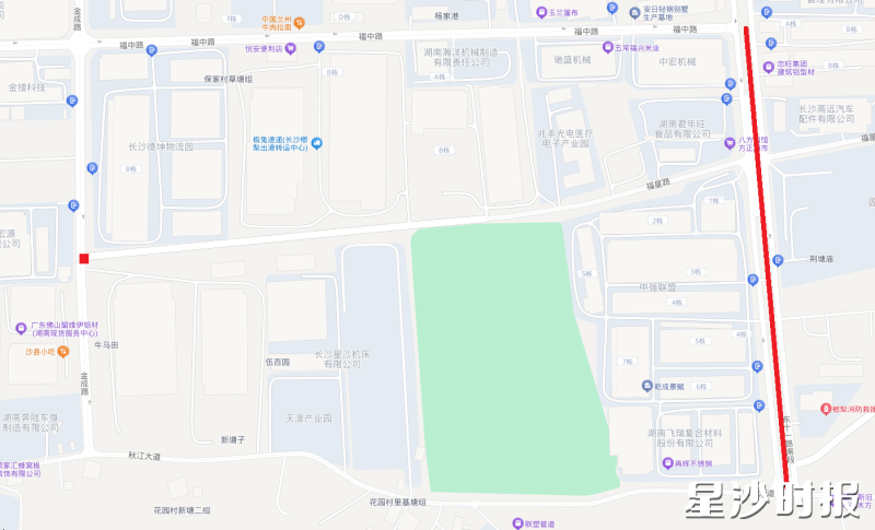 施工路段示意图。县公安局交通警察大队供图