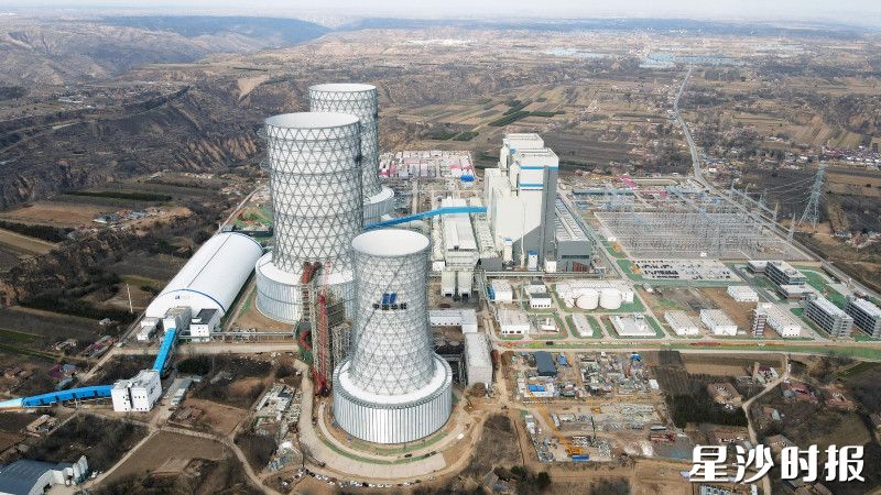正宁碳捕集项目建设现场。企业供图