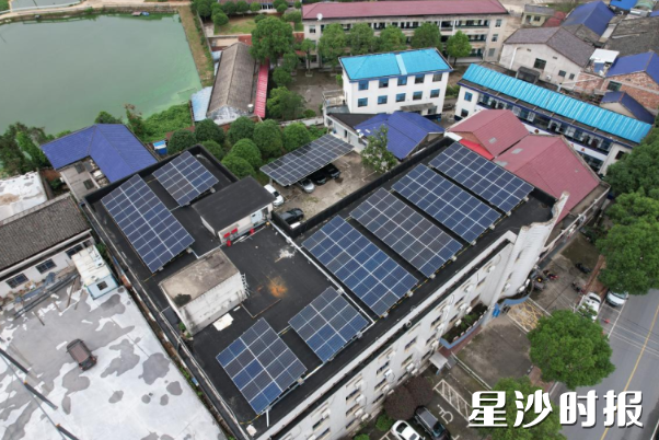 图为路口镇卫生院光伏项目。