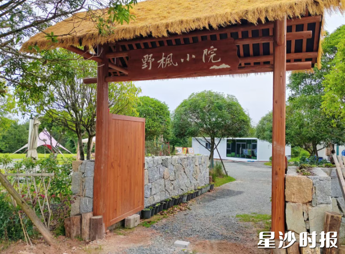 图为汉硕板仓书院全新打造的野枫小院。