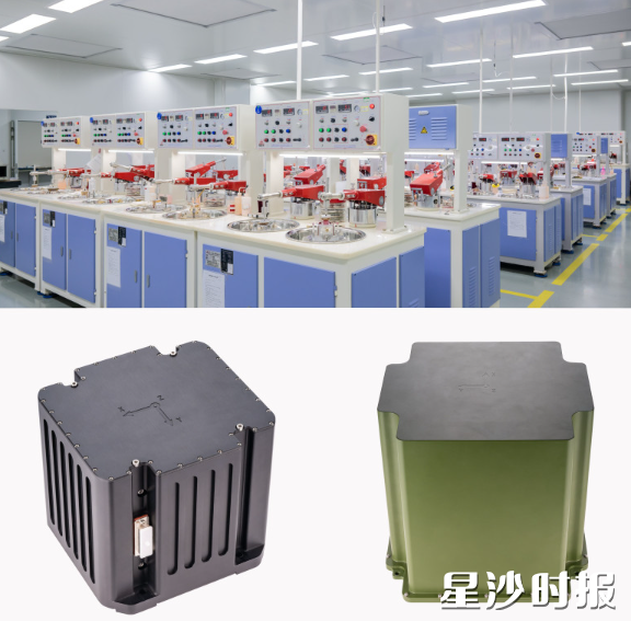 华惯科技产线及激光陀螺惯性导航系统。