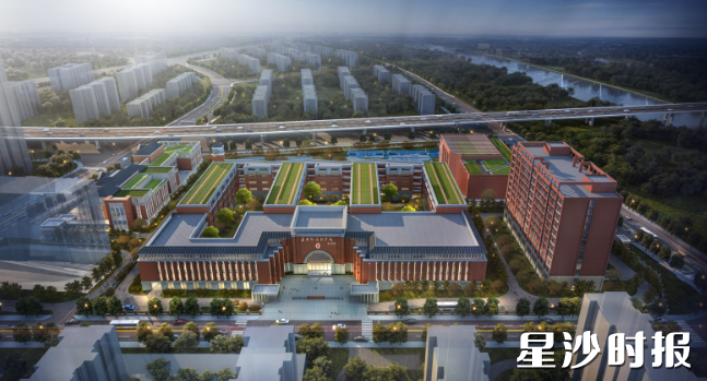 长沙苏外学校二期将于8月底开工。图为学校效果图。 长沙苏外学校二期将于8月底开工。图为学校效果图。