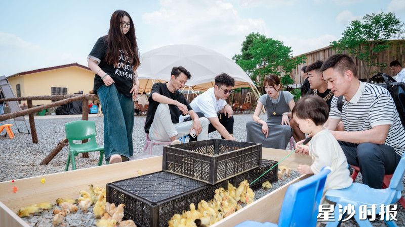 今年“五一”开业后，短短十日，“禾田・松雅湖畔农场”登顶抖音长沙市农家乐好评榜第一名，日均游客超千人。资料图
