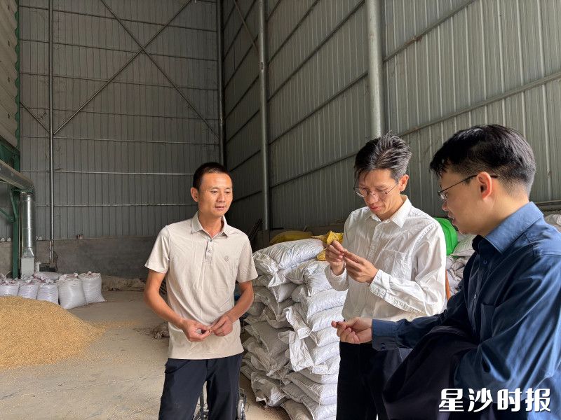 政协委员在农业企业调研。高桥镇供图