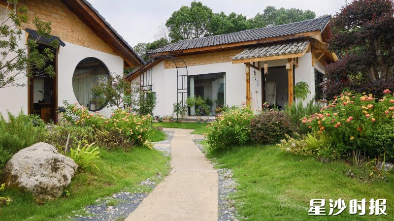 北山镇明月山村乡涧小院设置了乡村书吧、手工制作、特色美食等体验项目。北山镇供图