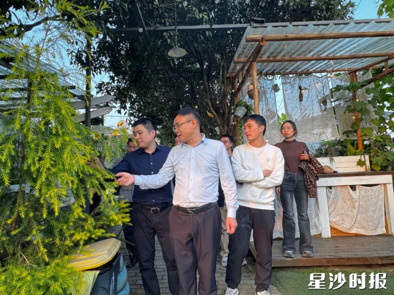 江背镇组织锦绣江南、印小鱼茶咖馆、自在茶舍等本土核心文旅业态主理人，赴浏阳市、长沙县长龙街道开展“沉浸式取经”。均为江背镇供图