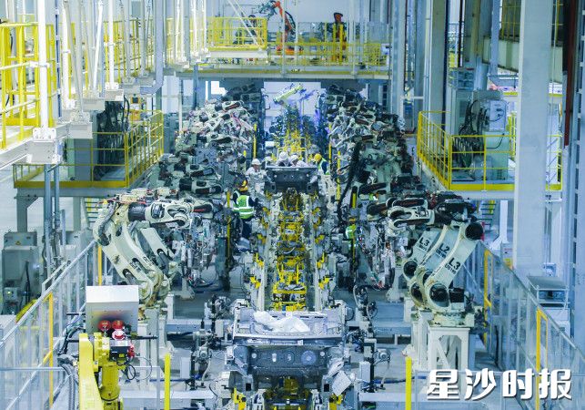 广汽埃安生产车间。资料图片