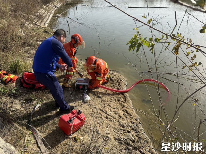 演练现场。长沙县应急管理局供图