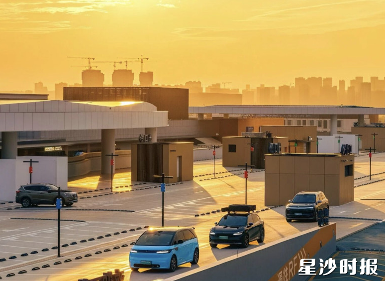 长沙杉杉奥莱停车楼顶层的“日不落天台”。均为杉杉奥莱供图