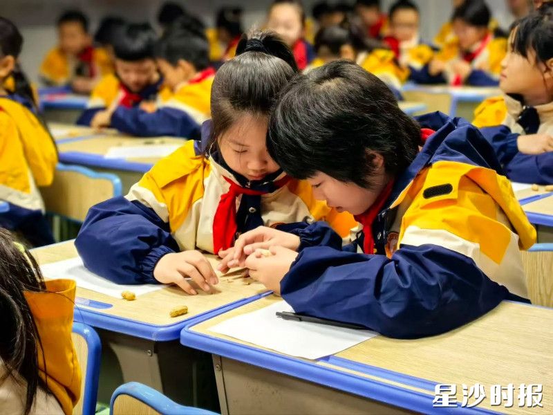 黄龙小学开展花生节活动。黄龙小学供图