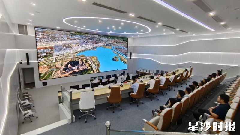 长沙县智慧城市指挥中心。均为县大数据中心供图