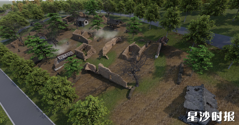 项目打造的战地场景效果图。项目方供图