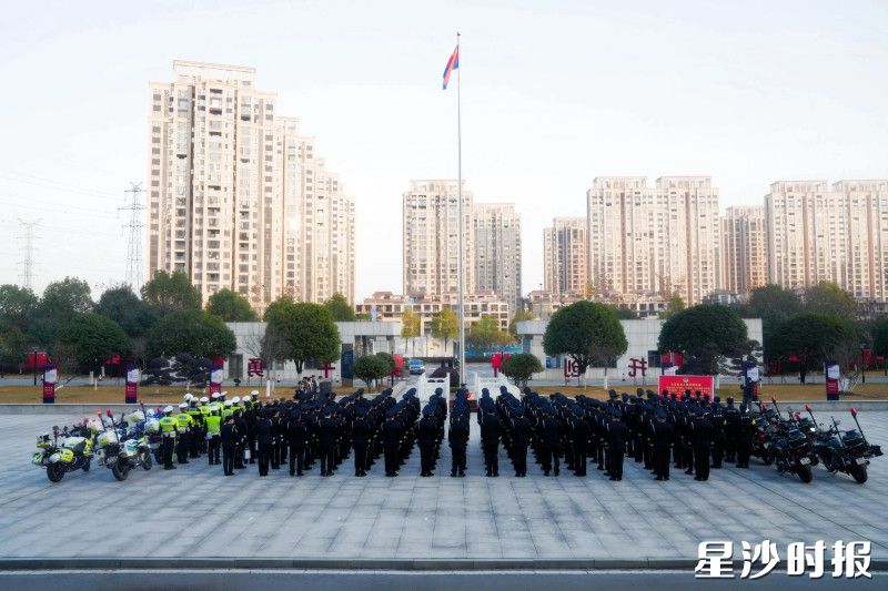 活动现场。均为长沙县公安局供图