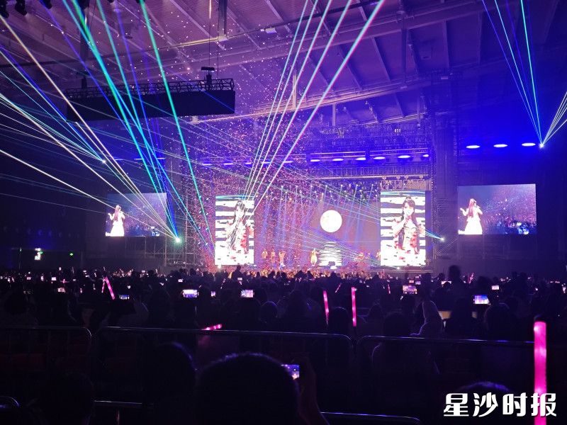 孟庭苇演唱会现场。吴婉沁 摄