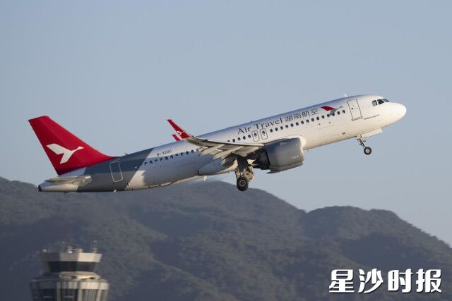 湖南航空计划新开17条航线，共计执行48条国内航线，覆盖41个国内城市。图为湖南航空航班。