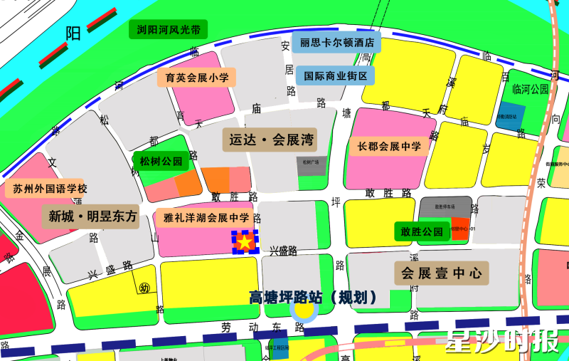 项目地块位置图。均为通讯员供图