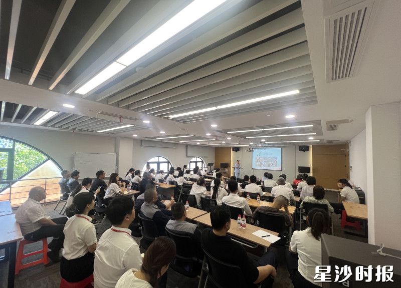 培训现场。均为长沙自贸临空区供图