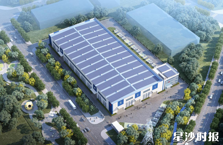 湖南新达力管道智能制造基地项目效果图。均为北山镇供图