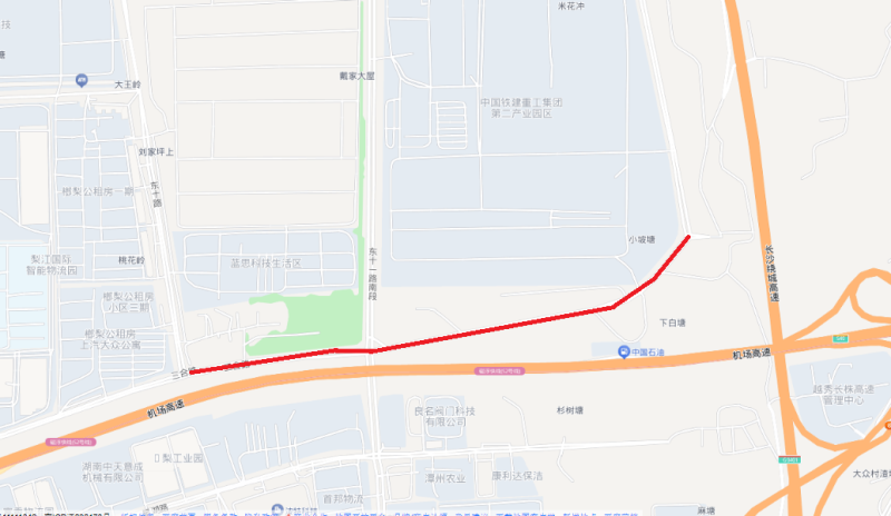 相关施工道路交通管制示意图。长沙县公安局交通管理大队供图 相关施工道路交通管制示意图。长沙县公安局交通管理大队供图