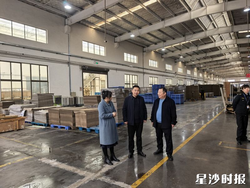安沙镇下企走访,了解企业实际需求。
