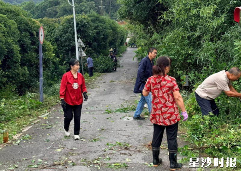 清理现场。青山铺供图 清理现场。青山铺供图