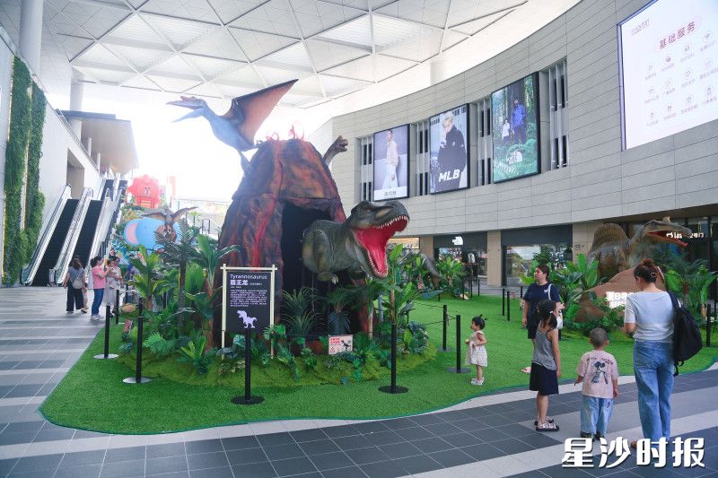 暑期期间,千平恐龙主题展免费开放。李杰摄