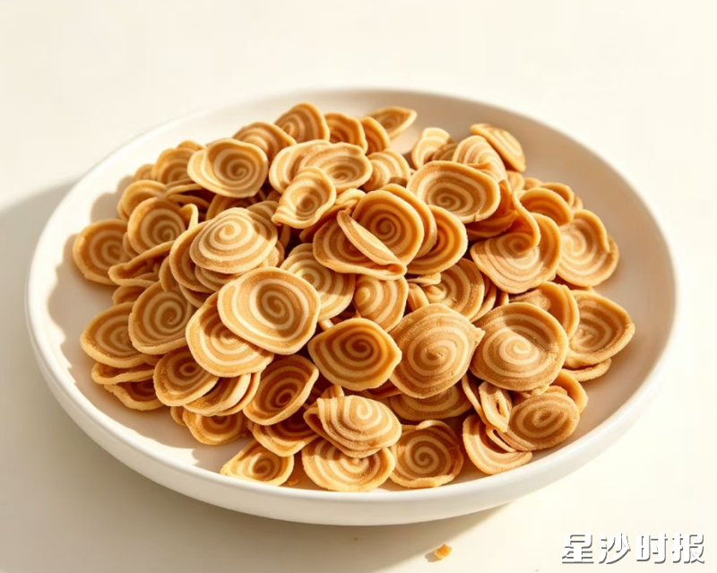金玖农副食品制作的小花片金黄酥香。均为金井镇供图 金玖农副食品制作的小花片金黄酥香。均为金井镇供图