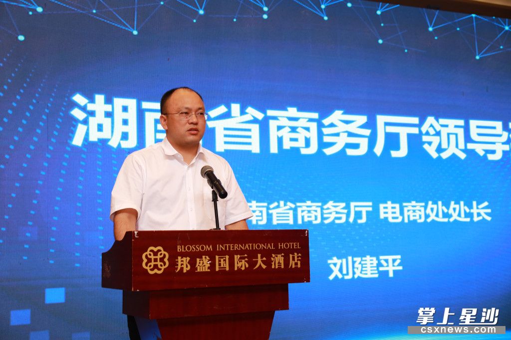 湖南省商务厅电商处处长刘建平就湖南跨境电商整体情况作了详细介绍.