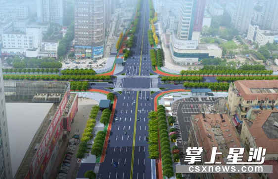 星沙大道交叉口效果图.