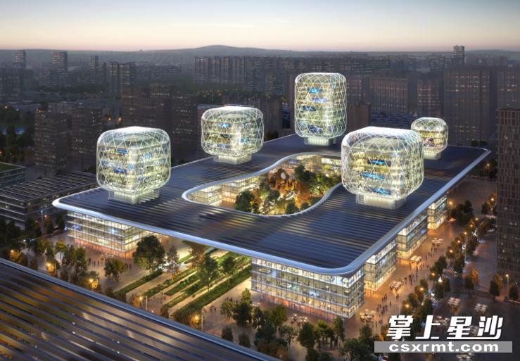 区块链产业园概念图.