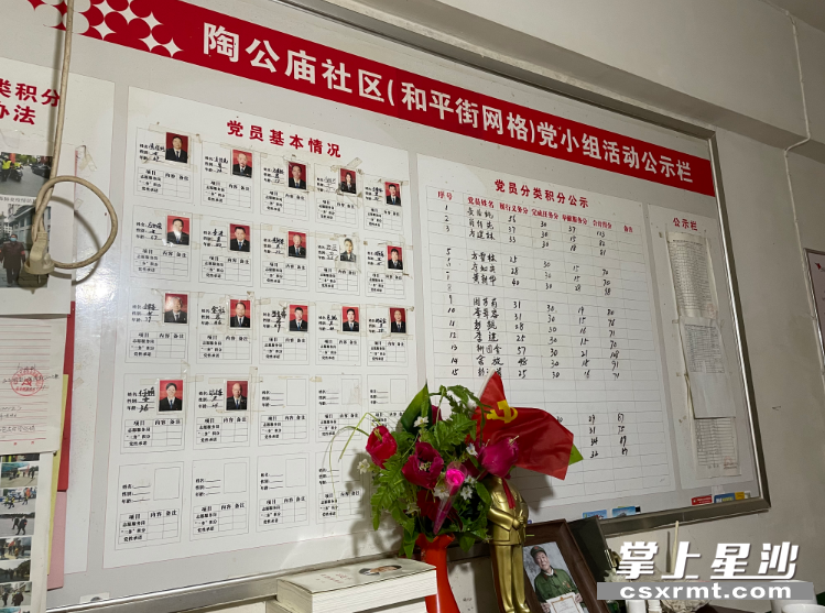 陶公庙社区（和平街网格）党小组。