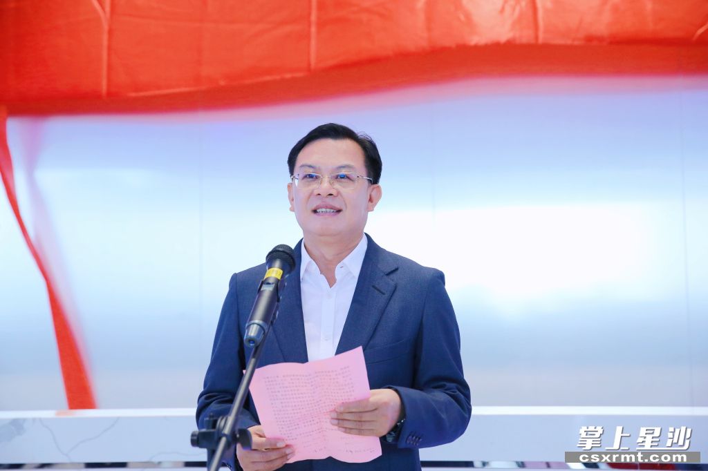 沈裕谋讲话。曾诗怡 摄