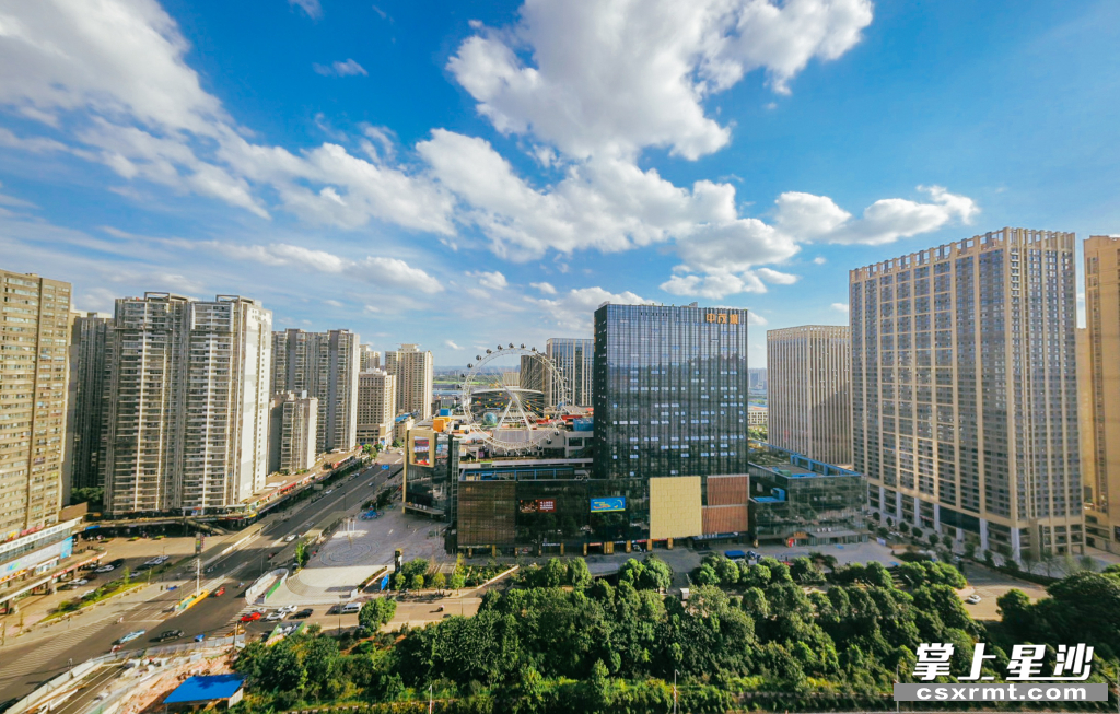 图为长沙县中茂城.章帝 摄