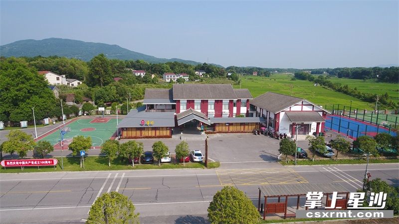 图为长沙县福临镇综合文化站.