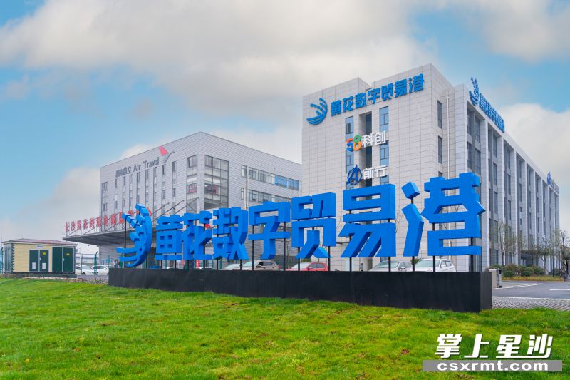 黄花数字贸易港作为湖南自贸试验区首个以数字贸易为特色的项目，承载黄花综保区未来产业发展的重要平台载体。